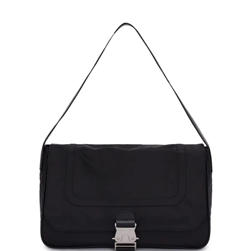 Sleek Black Designer Shoulder Bag